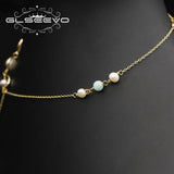Lace Tassel Natural Pearls Necklace Fine Jewelry Anniversary