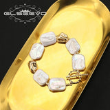 Baroque Square Pearls Bracelet - Thanksgiving Jewelry