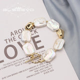 Baroque Square Pearls Bracelet - Thanksgiving Jewelry