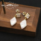 Baroque Pearl Earrings Women's Accessories Anniversary Gift