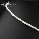 Zircon Teapot Natural Pearl Necklace