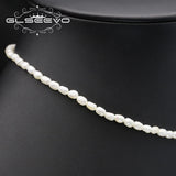 Sparkling Love Zircon Natural Freshwater Pearls Necklace