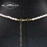Sparkling Love Zircon Natural Freshwater Pearls Necklace