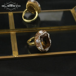 Sudan Stone Tourmaline Women's Ring Color-preserving Personalized