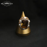 Sudan Stone Tourmaline Women's Ring Color-preserving Personalized