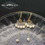 Freshwater Pearls Drop Earrings Women's Jewelry Anniversary Gift