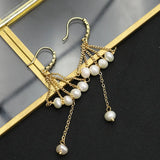 Freshwater Pearls Drop Earrings Women's Jewelry Anniversary Gift