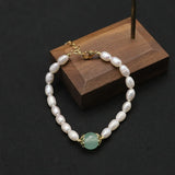Verdure Natural Freshwater Pearls Adjustable Bracelet