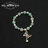 Zircon Butterfly Bracelet Natural Pearls Romantic Charm Fine Jewelry