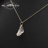 Crystal Stone Pendant Necklace Vintage Jewelry Anniversary