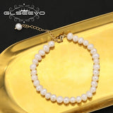 Freshwater Pearl Pendant Bracelet Adjustable Elegant Jewelry
