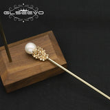 Freshwater Pearls Flowers Hairpins Wedding Accessories
