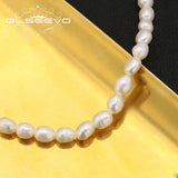 Tahiti Pearls Long Chain Pendant Bracelet Adjustable Minimalism