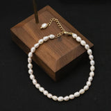 Tahiti Pearls Long Chain Pendant Bracelet Adjustable Minimalism