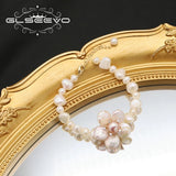 Tahitian Baroque Pearl Flowers Pendant Bracelet for Women