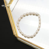 Tahitian Pearls Stretch Bracelet, Art Jewelry for Women