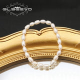Tahitian Pearls Stretch Bracelet, Art Jewelry for Women