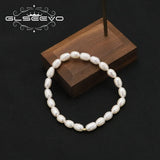 Tahitian Pearls Stretch Bracelet, Art Jewelry for Women