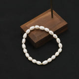 Tahitian Pearls Stretch Bracelet, Art Jewelry for Women