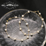 Exaggerated Natural Freshwater Pearls Earrings for Women