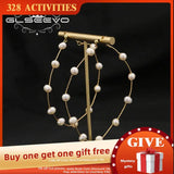 Exaggerated Natural Freshwater Pearls Earrings for Women