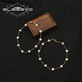 Exaggerated Natural Freshwater Pearls Earrings for Women