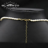 Zircon Golden Ice Cream Freshwater Pearls Necklace