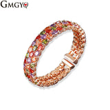 High Colour Ovoid CZ Bracelet for Women