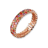 High Colour Ovoid CZ Bracelet for Women