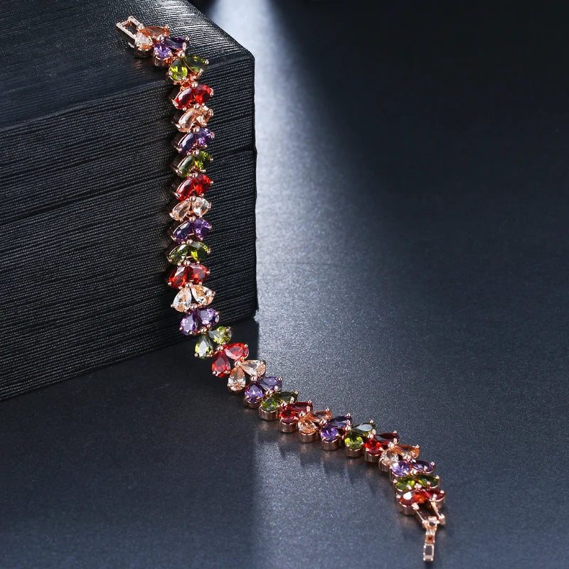 Sall Classic CZ Bracelet for Ladies Dinner Jewelry