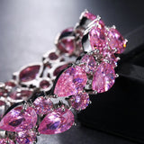 Classic Rose Zirconia Bracelet for Ladies