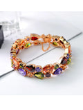 Classic Rose Zirconia Bracelet for Ladies
