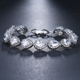 Arrival Classic Water Drop Zirconia Bracelet for Women