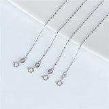 925 Silver Chain Necklace Gypsophila Design Dainty Jewelry