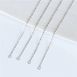 925 Silver Chain Necklace Gypsophila Design Dainty Jewelry