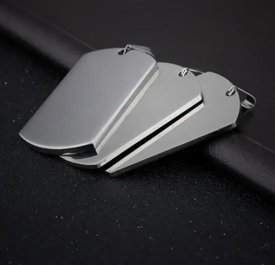 10pcs High Polished Stainless Steel Dog Tag Pendant