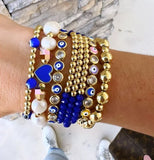 11:11 Scapular & Evil Eye Bracelet