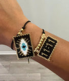 11:11 Scapular & Evil Eye Bracelet