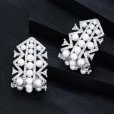 GODK Royal Pearl Earrings Wedding Party Bridal Jewelry