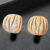 Charm Cross Layered Statement Rings for Women