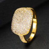 Square CZ Stacks Rings for Women Finger Rings Bohemian Beach Jewelry