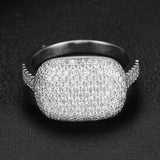 Square CZ Stacks Rings for Women Finger Rings Bohemian Beach Jewelry