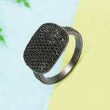Square CZ Stacks Rings for Women Finger Rings Bohemian Beach Jewelry
