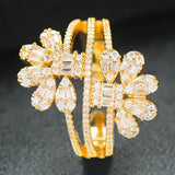 Baguette Cut Stackable Rings for Women CZ Boho Beach Jewelry