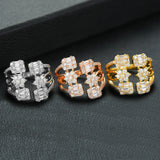 Baguette Cut Stackable Rings Set for Women