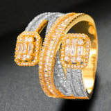 Charm Cross Layerd Statement Stacks Rings for Women