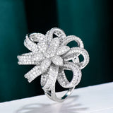 Baguette Zircon CZ Rings for Women Bridal Wedding Jewelry