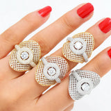 Stylish Zirconia Stone Rings for Women