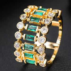 Eternity Tennis Stackable Rings For Women Wedding Engagement