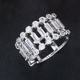 Eternity Tennis Stackable Rings For Women Wedding Engagement